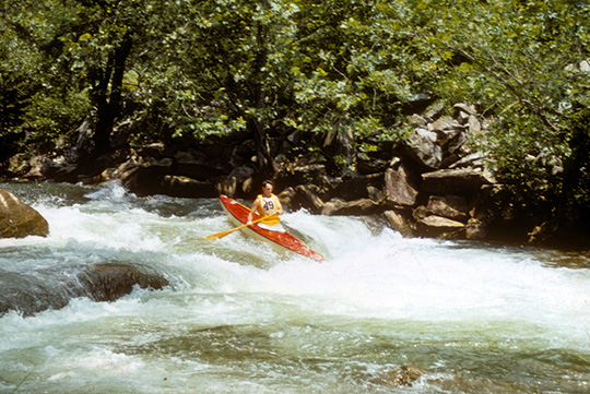 Hugh Caldwell at Nantahala Falls